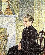 Theo Van Rysselberghe Portrait de Madame Charles Maus oil on canvas